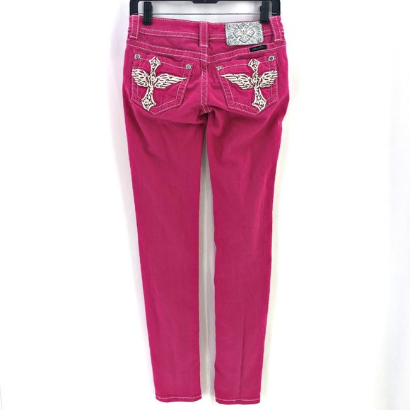 Miss Me Hot Pink Skinny Jeans 